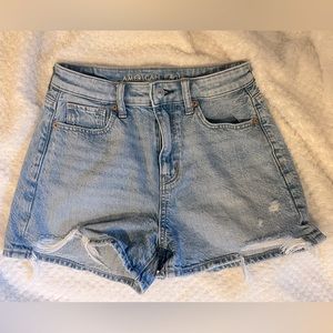 American Eagle Light Wash Denim Shorts